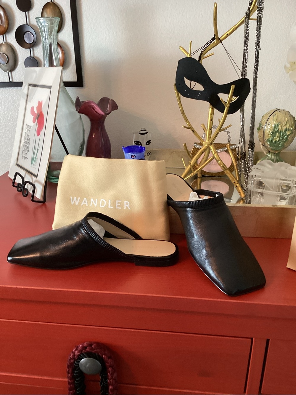 Wandler Lola Leather Mules
